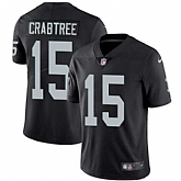 Nike Oakland Raiders #15 Michael Crabtree Black Team Color NFL Vapor Untouchable Limited Jersey,baseball caps,new era cap wholesale,wholesale hats